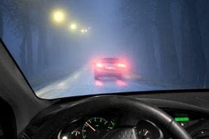 foggy weather-Waukegan